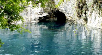 Hermoso manantial que brota desde una cueva en Tamaulipas | FOTOS