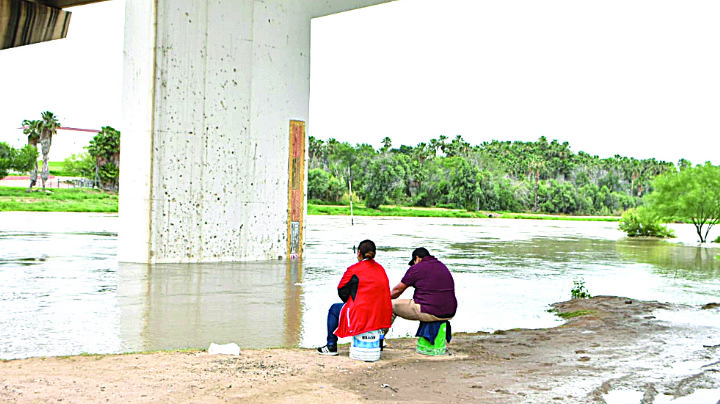 Lluvias y trasvase suben nivel del río Bravo