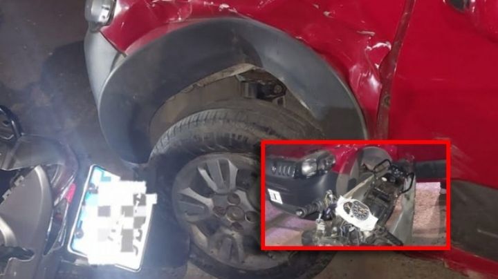 Se roba una motocicleta y muere tras chocar contra un auto; tenía solo 17 años
