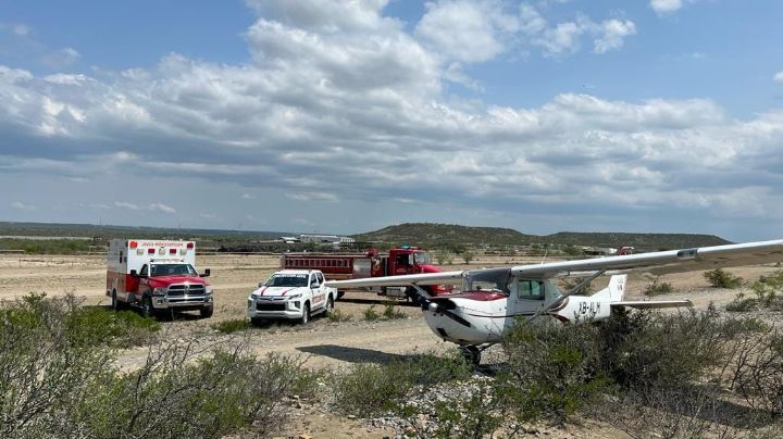 Avioneta realiza aterrizaje forzoso en Zuazua; esto fue lo que ocurrió
