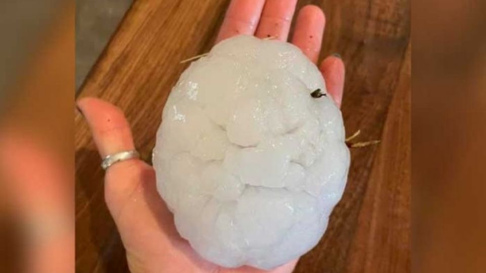 Granizo gigante cayó en zona central de Texas