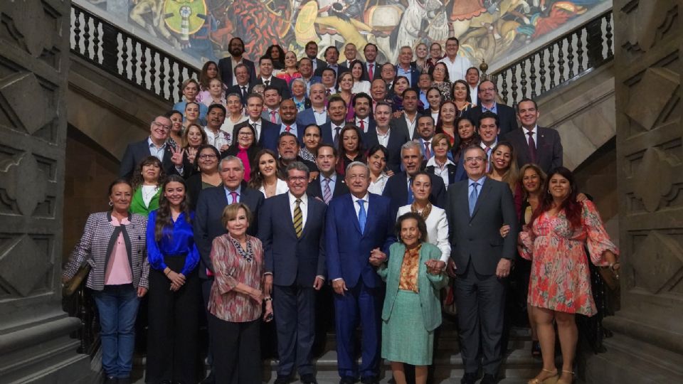 AMLO presumió la reunión en redes sociales.