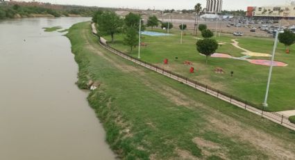 Creciente del Río Bravo; así se ve hoy en Nuevo Laredo | VIDEO