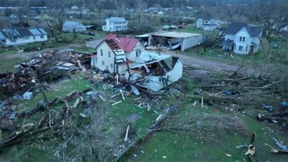 Condados devastados en Missouri por los tornados