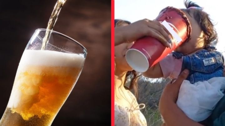 Papás dan de beber michelada a bebé y los critican en redes sociales | VIDEO