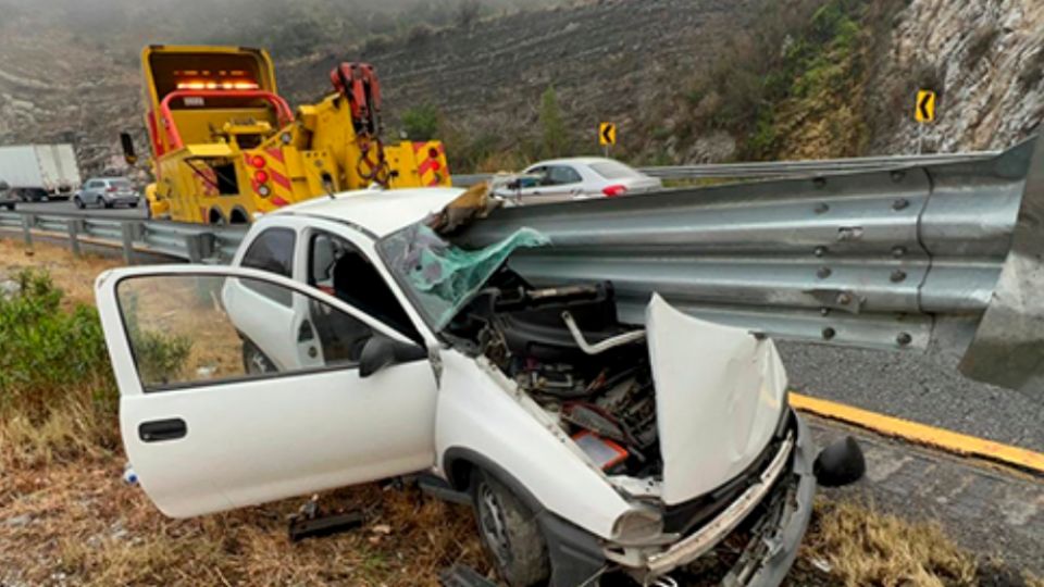 El conductor salió con serias lesiones.