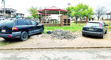 Además de camiones, también vandalizan parques en Nuevo Laredo