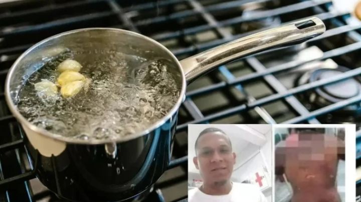 Suegra le lanza agua hirviendo a su yerno por 'gorrón'