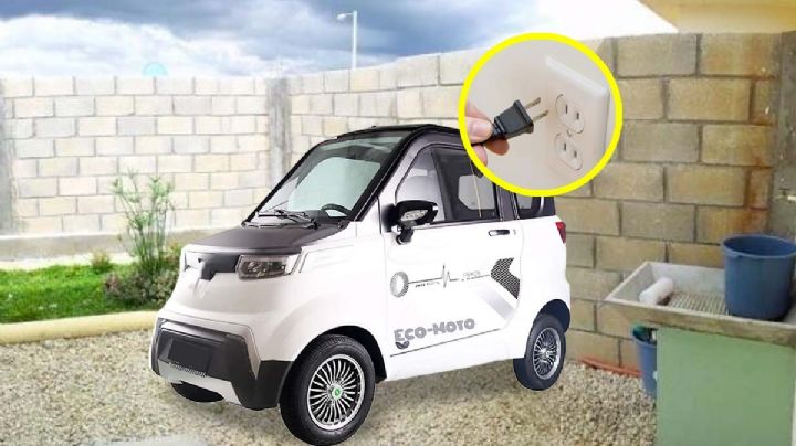 Eco-Moto, el auto eléctrico más barato de México; carga en casa o cualquier lugar