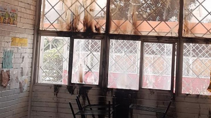 Hombre prende fuego a primaria de Saltillo con niños en clase 