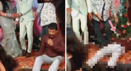 Hombre muere durante baile de novios en una boda de la India | VIDEO