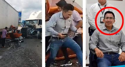 "¡Está muerto!", gritaron, pero el maestro Belisario salió del auto aplastado sin un rasguño | VIDEO