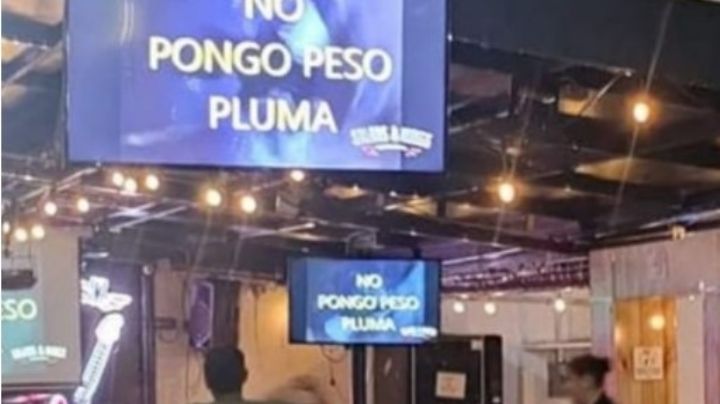 Restaurante decide no poner en sus pantallas música de Peso Pluma; divide opiniones