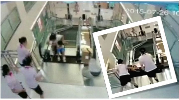 La vez que una mujer murió 'tragada' por una escalera eléctrica | VIDEO