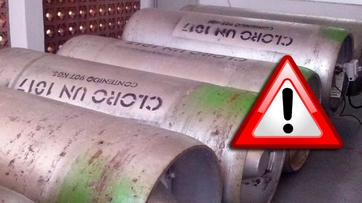 Alerta por robo de cilindros con gas cloro; 6 Estados en "riesgo alto"