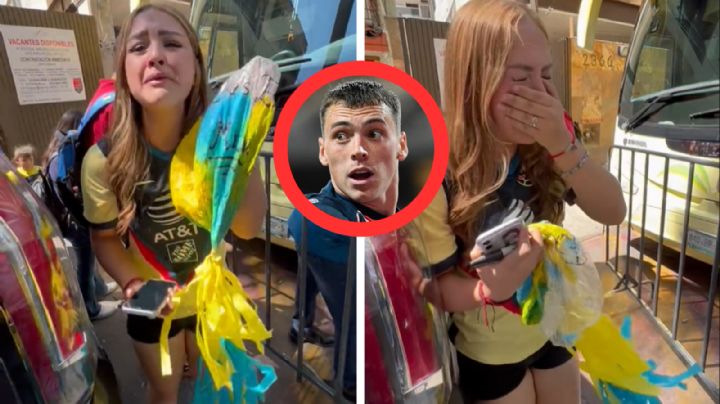 Aficionada llora por jugador del América; ¿qué ocurrió? | VIDEO