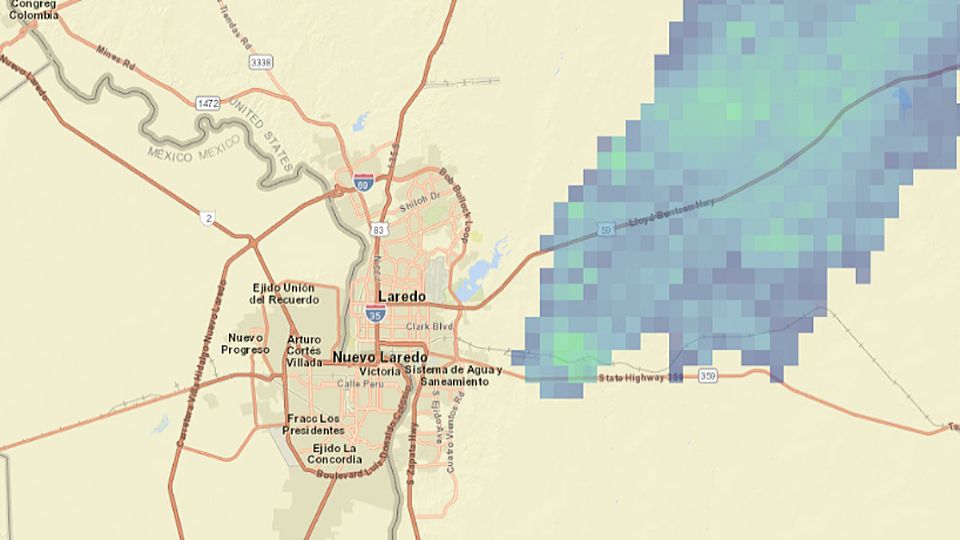 Tormenta en Laredo, TX