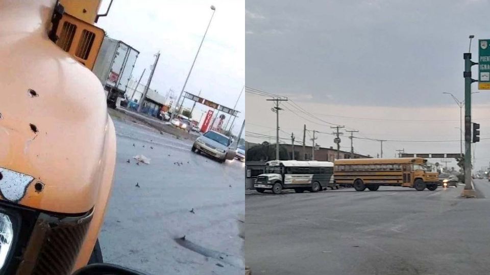 Frontera de Tamaulipas amanece con bloqueos y balaceras