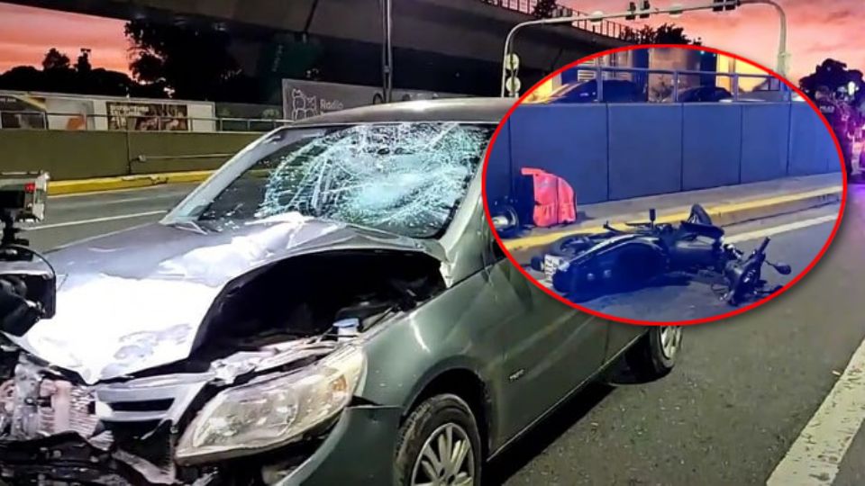 La suerte le sonrió al chico, quien se salvó por puro milagro de morir en este accidente vial