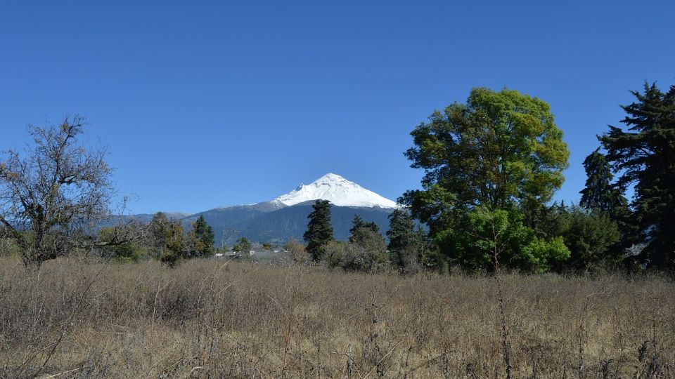 El volcán Popocatépetl