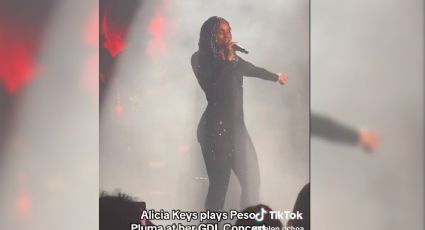 Alicia Keys sorprende a sus fans al cantar 'Ella baila sola' durante concierto | VIDEO