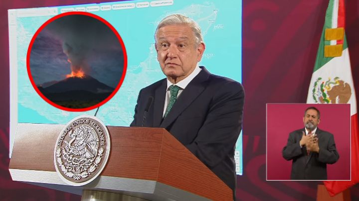 AMLO confirma fase 3 del semáforo volcánico en el Popocatépetl; no hay de qué preocuparse