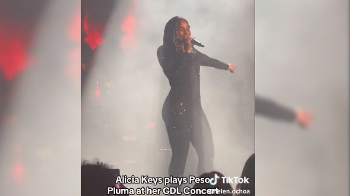 Alicia Keys sorprende a sus fans al cantar 'Ella baila sola' durante concierto | VIDEO