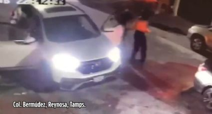 Mujeres son despojadas de camioneta con violencia en Reynosa | VIDEO