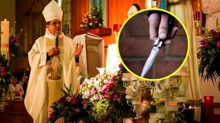 Abuelito ataca con cuchillo al arzobispo de Durango: "Voy a matarte"