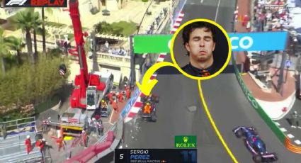 Checo Pérez choca en curva y queda fuera de la qualy | VIDEO