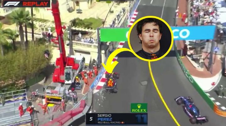 Checo Pérez choca en curva y queda fuera de la qualy | VIDEO