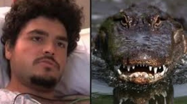 Hombre orina en la calle y caimán le come el brazo: "no perdí la vida"