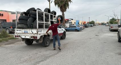 Recolectan 77 mil llantas en desuso en Nuevo Laredo; planean triturarlas