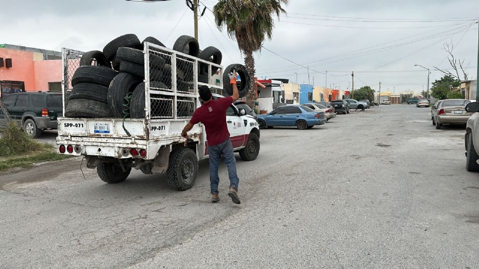 Uno de los planes del municipio es triturar las llantas en desuso.