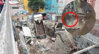 Filtran imágenes de derrumbe en la Cuauhtémoc y causan terror | VIDEO