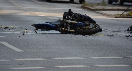 Cae motociclista en la Interestatal 35; tiene múltiples lesiones