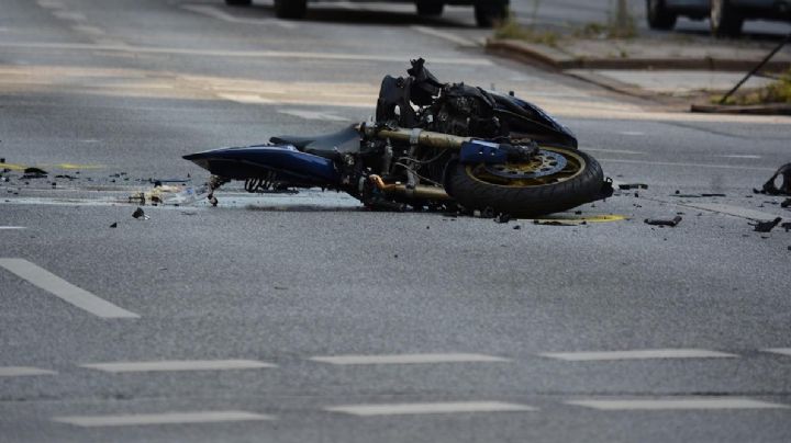 Cae motociclista en la Interestatal 35; tiene múltiples lesiones
