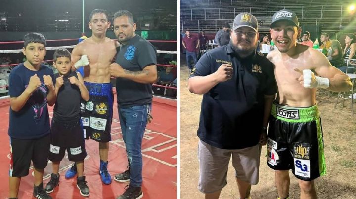 Brillan 'Gallito' Vaquera y 'Zurdo' Hinojosa de Nuevo Laredo en Noches de Boxeo
