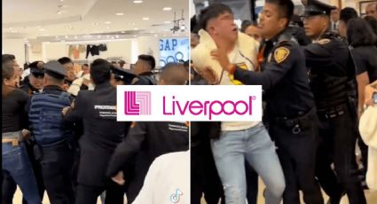 Jóvenes entran a Liverpool a robarse ropa y los detienen | VIDEO