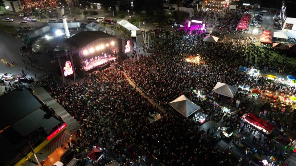 Así lució ayer el escenario.