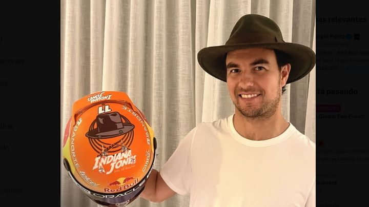 Checo Pérez hará homenaje al personaje de Indiana Jones en el GP de Canadá