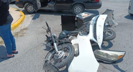 Embiste a motociclista, se detiene y huye en una de las entradas de Soriana Reforma