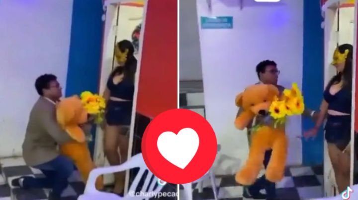 Hombre le declara su amor a trabajadora sexual ¡Con todo y serenata! | VIDEO