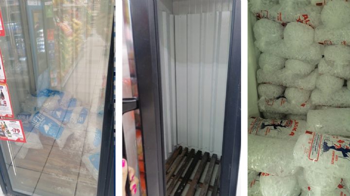 Escasea el hielo en Nuevo Laredo; hacen viacrucis tienda por tienda hasta encontrarlo