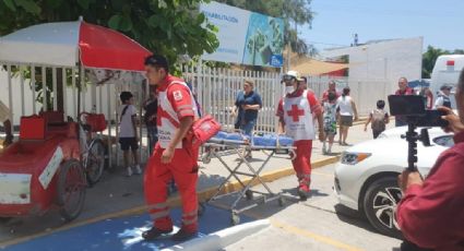 Sufren golpe de calor 14 niños de primaria y su maestra en Tamaulipas