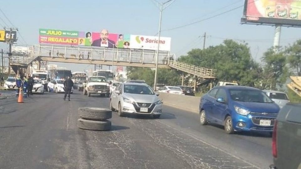 El la menteble accidente en que llanta mata a ahombre se registró esta mañana