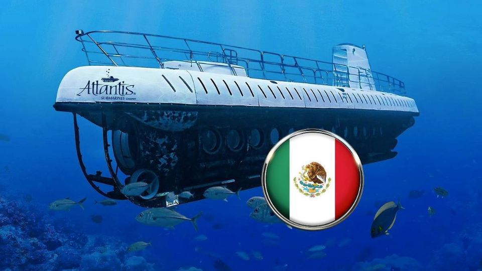 Submarino mexicano que baja al fondo del oceano a turistas por 2 mil pesos