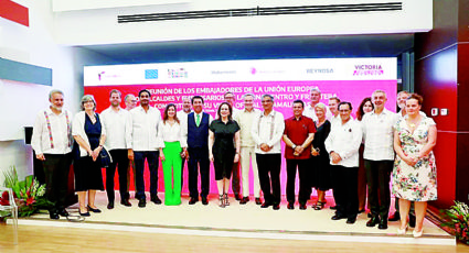 Exponen ventajas competitivas de Tamaulipas a Embajadores de la UE