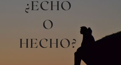 ¿Cuál es la diferencia entre 'echo' y 'hecho'?; esto dice la RAE