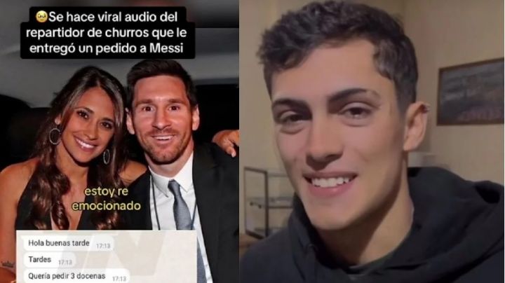 Vendedor de churros lleva pedido a una casa...¡era la de Messi! | VIDEO